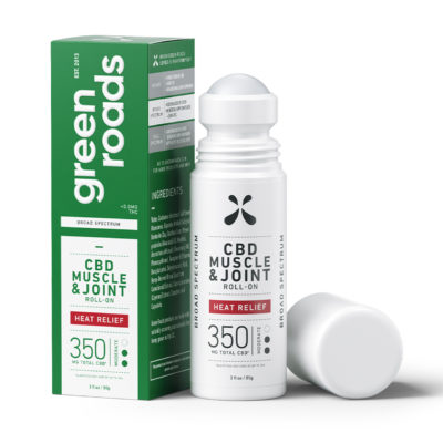 Green Roads Roll-On 350mg – Heat or Cool Relief