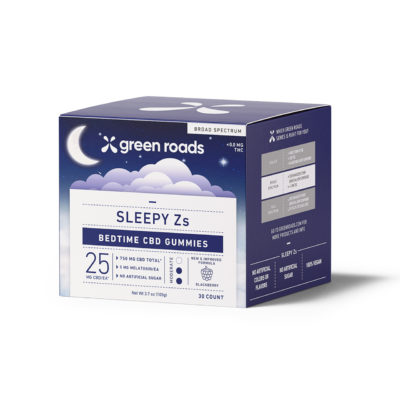 Green Roads – Sleepy Z’s Gummies (30ct) – 750mg