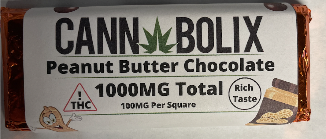 Cannabolix Delta-9 – Peanut Butter Chocolate Bar – 1000mg